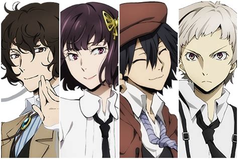 Os personagens de Bungou Stray Dogs mais。